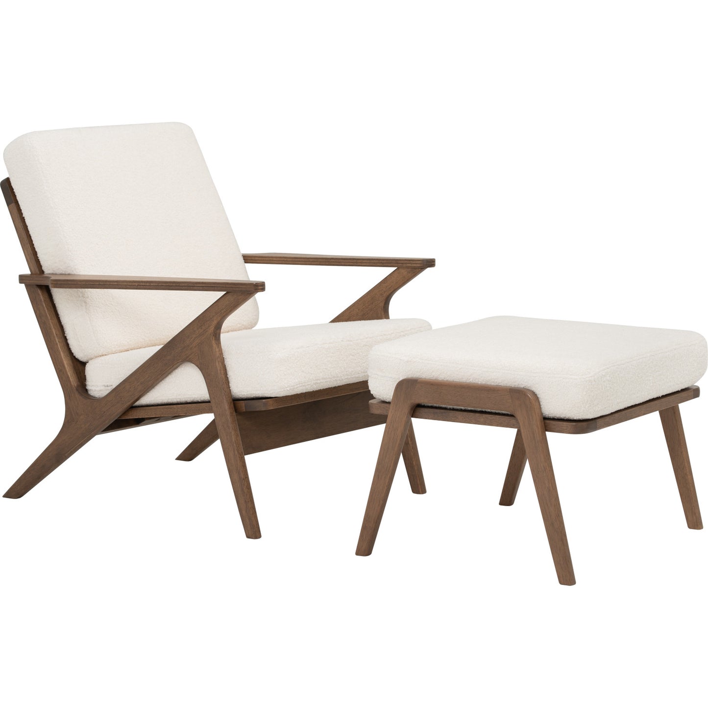 ASTON Ottoman - Pearl White