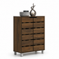 CARLOS 2 Door Shoe Cabinet - Walnut