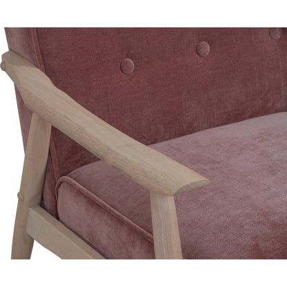 BAJA 1 Seater Sofa - White Wash Frame