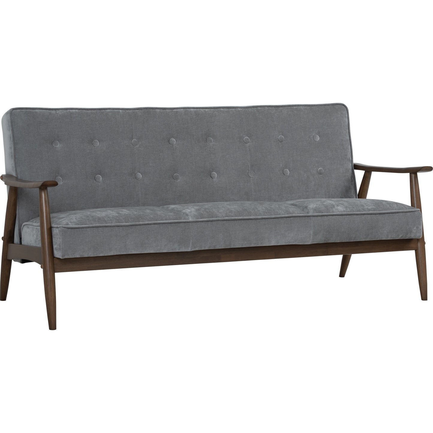 BAJA 3 Seater Sofa - Walnut Frame