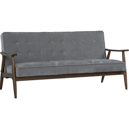 BAJA 3 Seater Sofa - Walnut Frame
