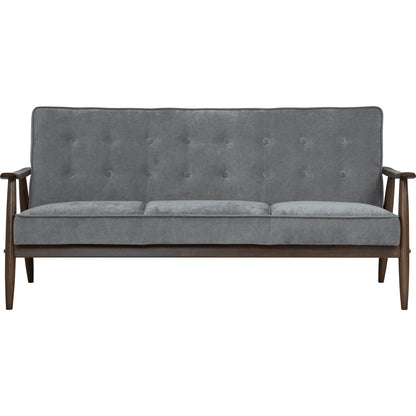 BAJA 3 Seater Sofa - Walnut Frame