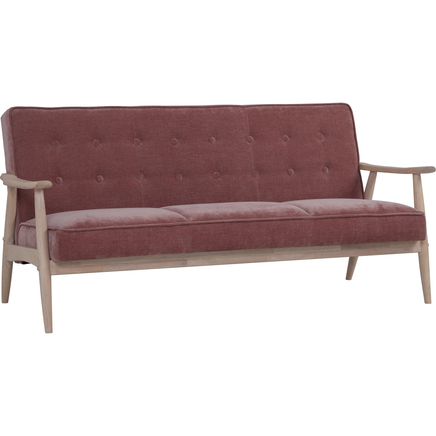 BAJA 3 Seater Sofa - White Wash Frame