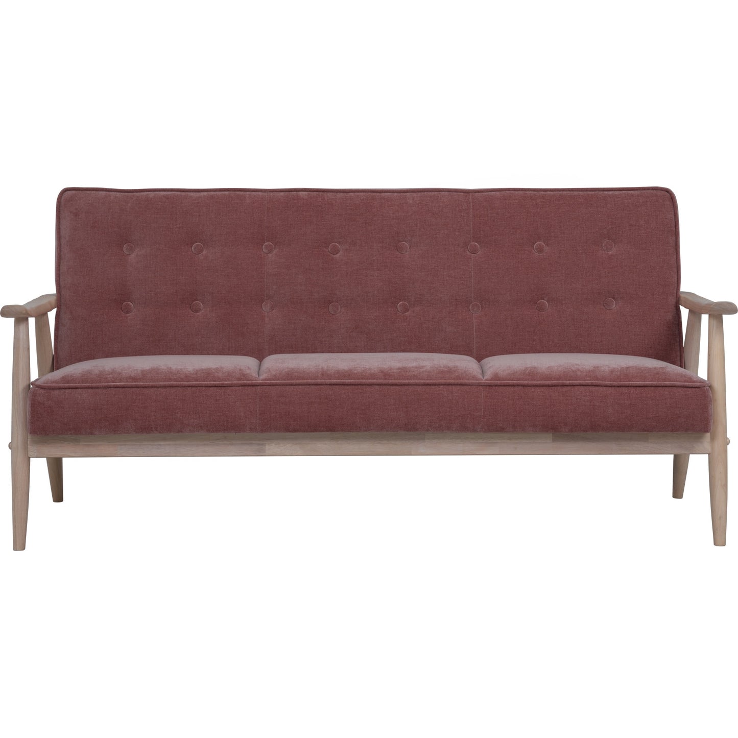 BAJA 3 Seater Sofa - White Wash Frame