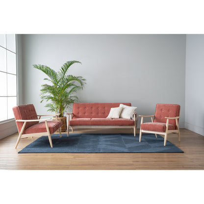 BAJA 3 Seater Sofa - White Wash Frame