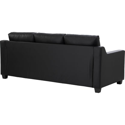 BALENO 3 Seater Sofa - Black