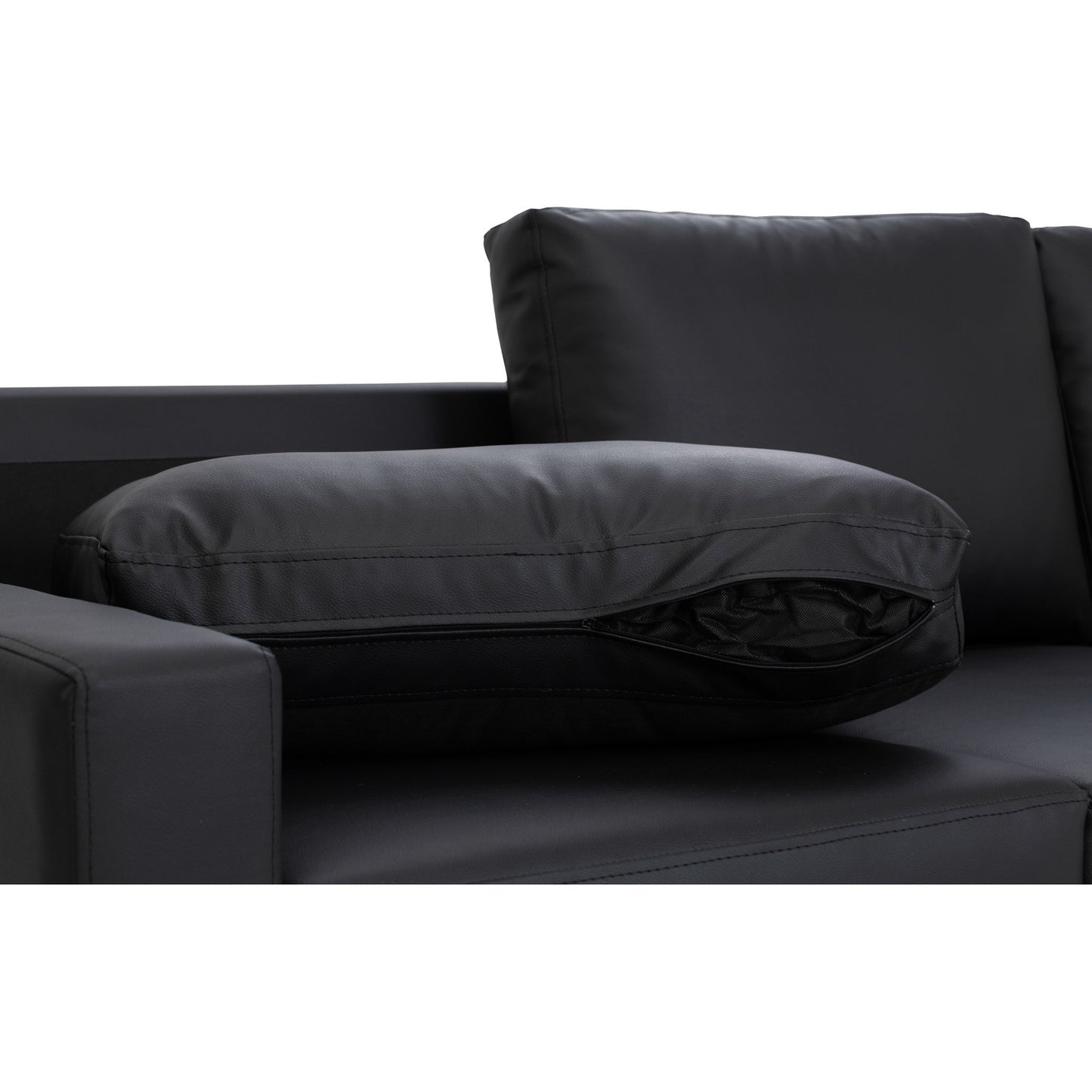 BALENO 3 Seater Sofa - Black