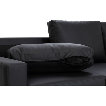 BALENO 3 Seater Sofa - Black