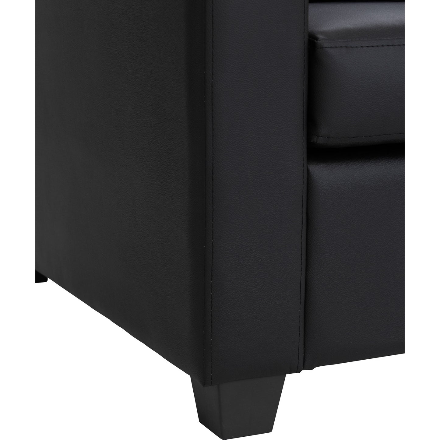 BALENO 3 Seater Sofa - Black