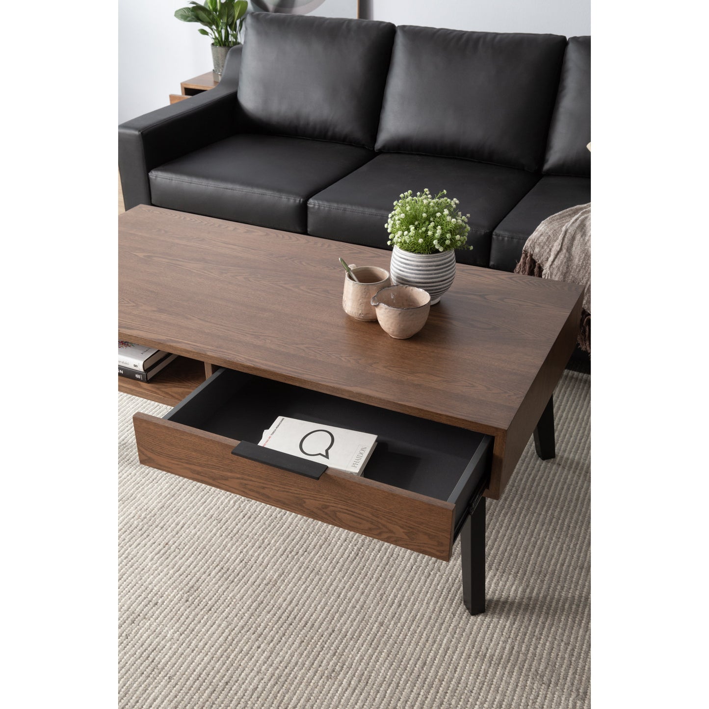 BALENO 3 Seater Sofa - Black