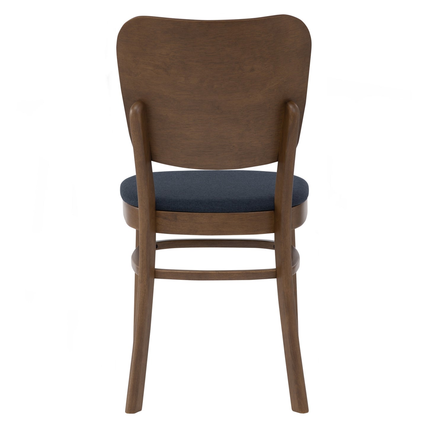 BEVERLY Dining Chair - Cocoa Frame, Navy Seat