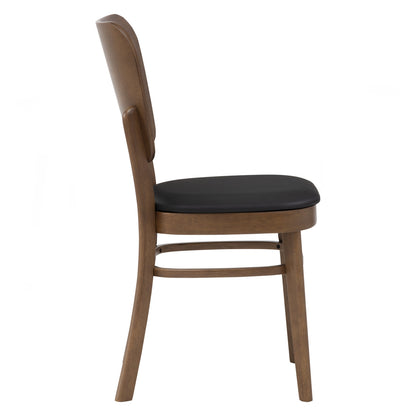 BEVERLY Dining Chair - Cocoa Frame, Espresso Seat