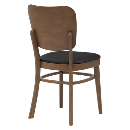 BEVERLY Dining Chair - Cocoa Frame, Espresso Seat