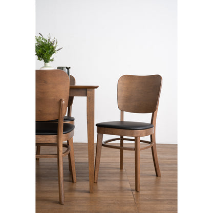 BEVERLY Dining Chair - Cocoa Frame, Espresso Seat