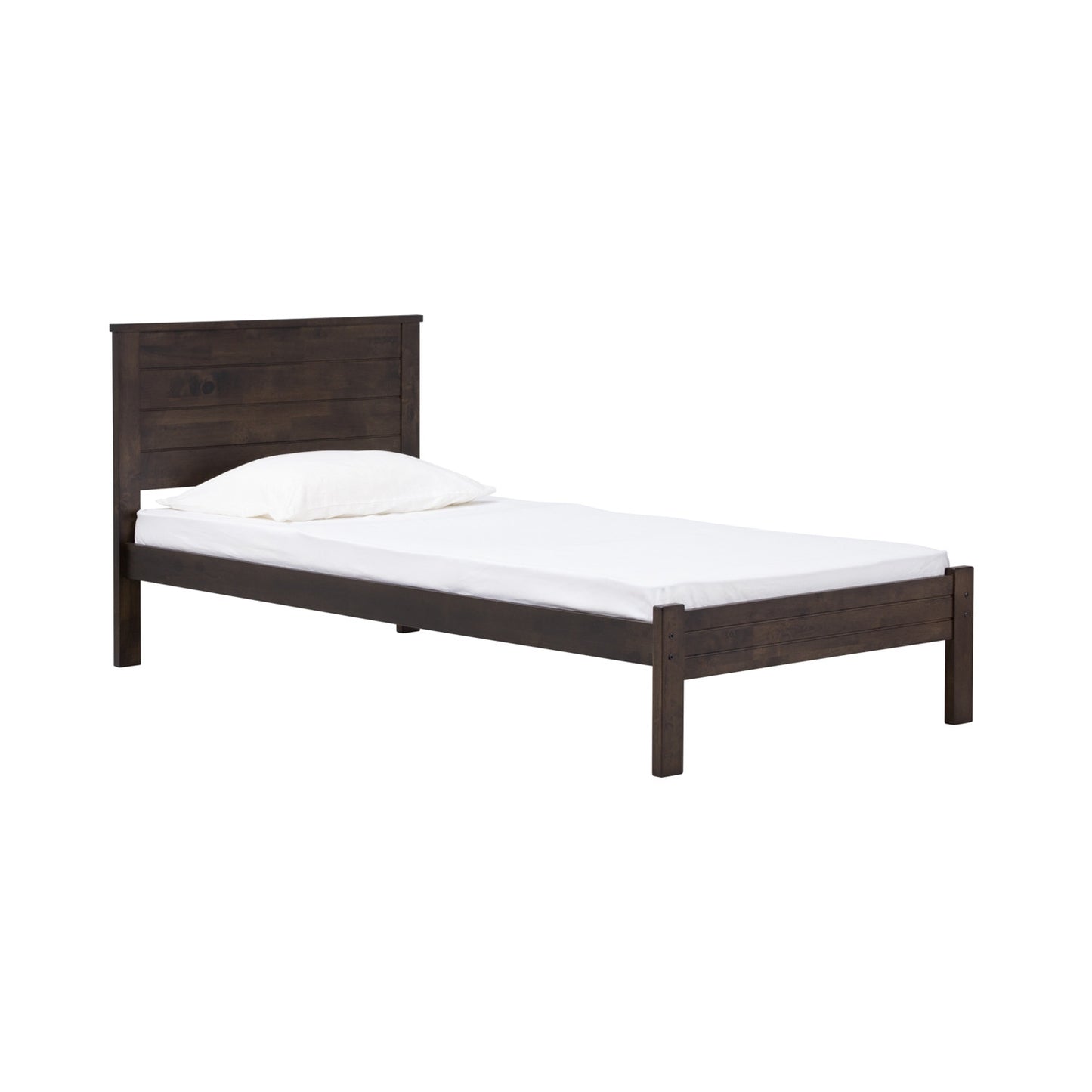 BRANDI Bedframe - Dark Chestnut (Single Size)