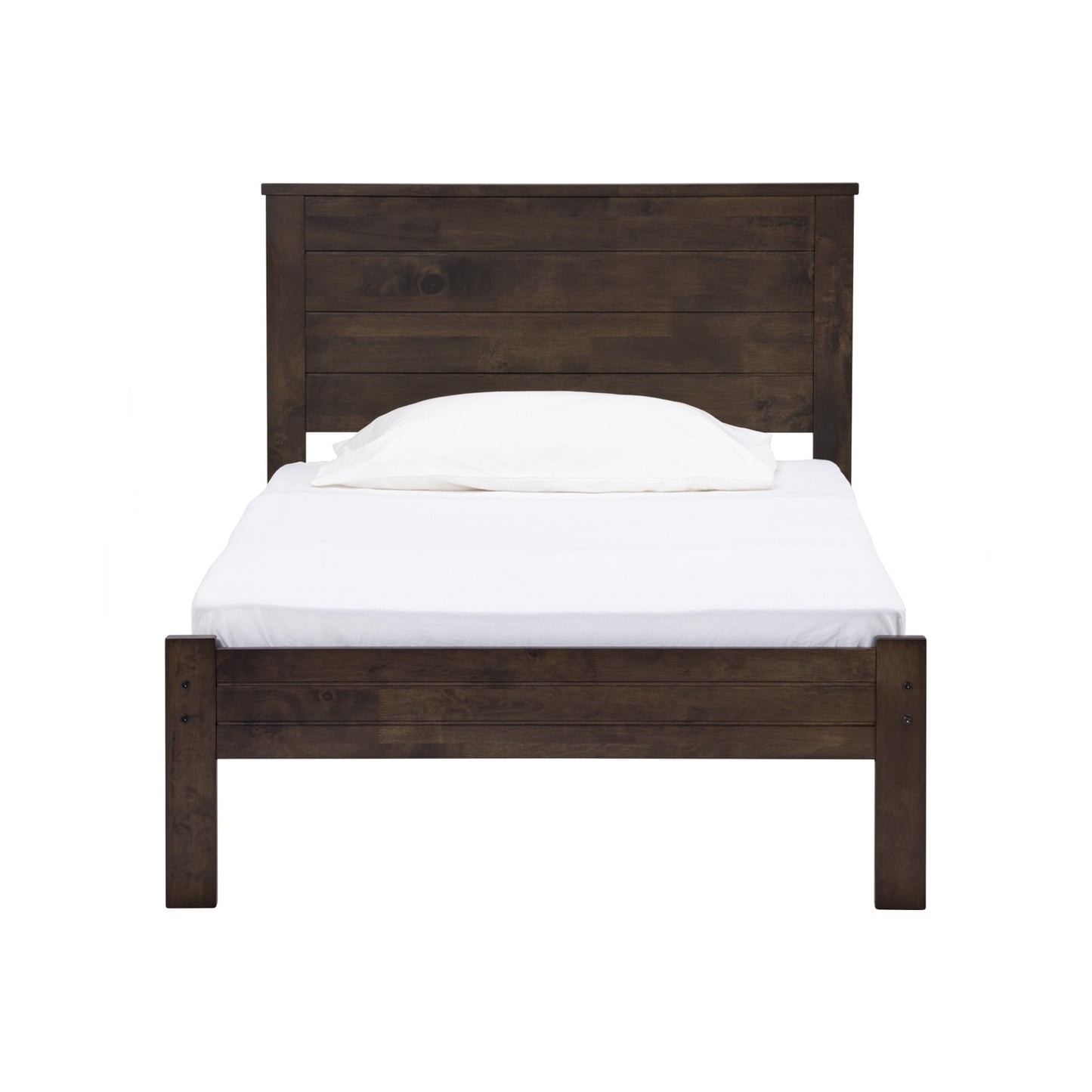 BRANDI Bedframe - Dark Chestnut (Single Size)