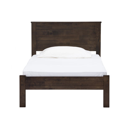 BRANDI Bedframe - Dark Chestnut (Single Size)