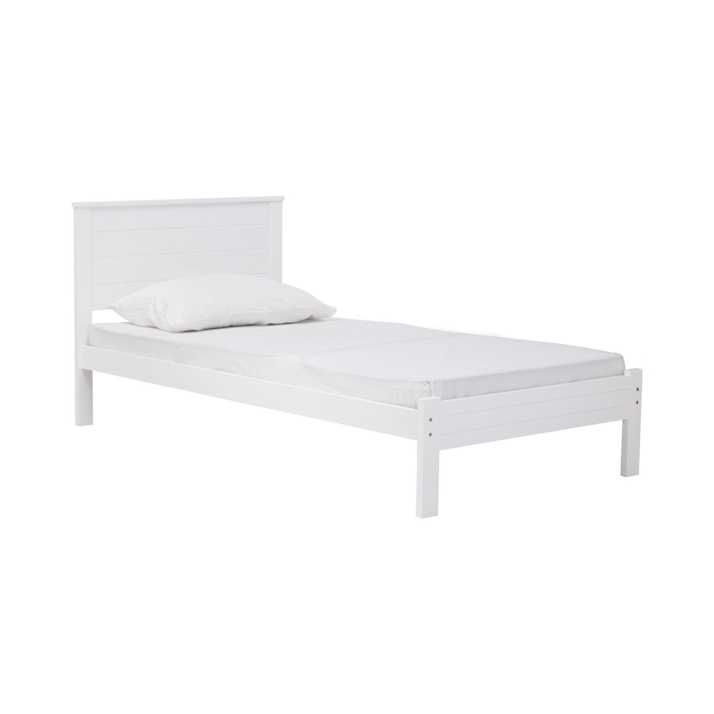 BRANDI Bedframe - White (Single Size)