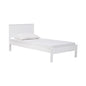 BRANDI Bedframe - White (Single Size)