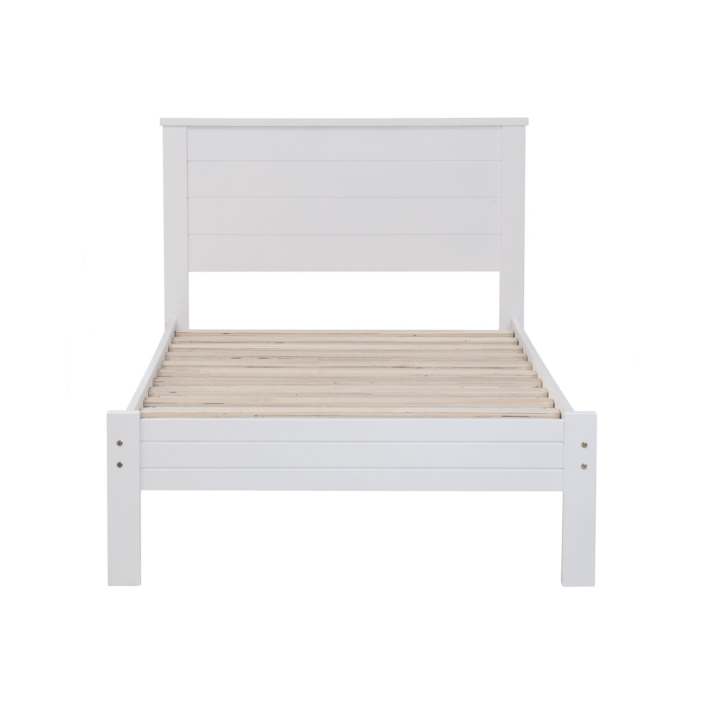 BRANDI Bedframe - White (Single Size)