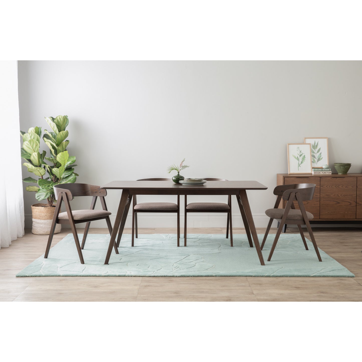 CARTER Dining Chair - Dark Chestnut