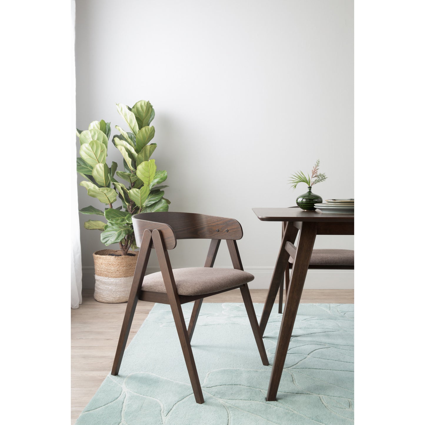 CARTER Dining Chair - Dark Chestnut