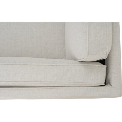 CIVIC 3 Seater Sofa - Beige White (Pets Friendly Fabric)