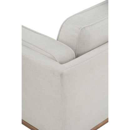 CIVIC 3 Seater Sofa - Beige White (Pets Friendly Fabric)