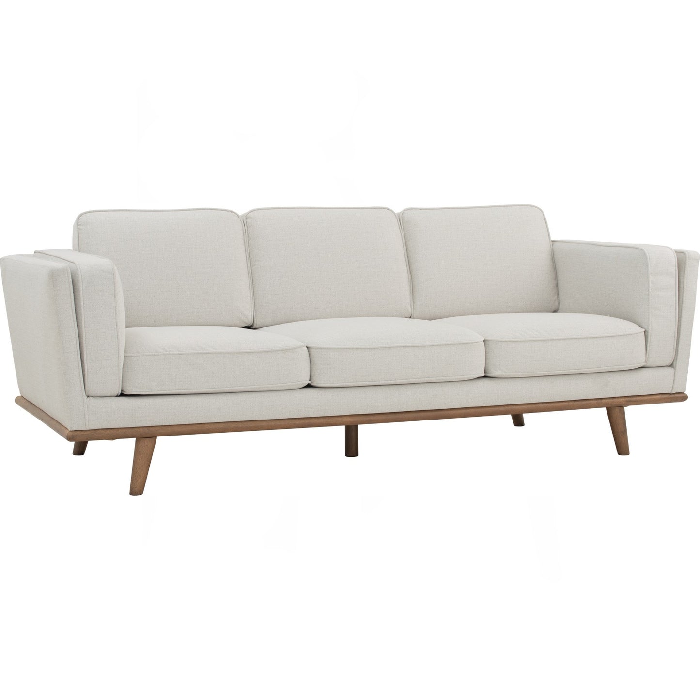 CIVIC 3 Seater Sofa - Beige White (Pets Friendly Fabric)