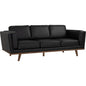 CIVIC 3 Seater Sofa - Black