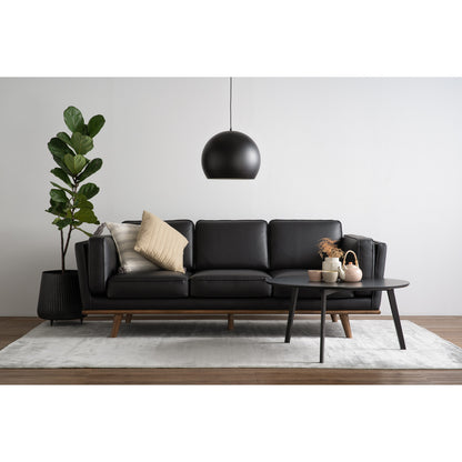 CIVIC 3 Seater Sofa - Black