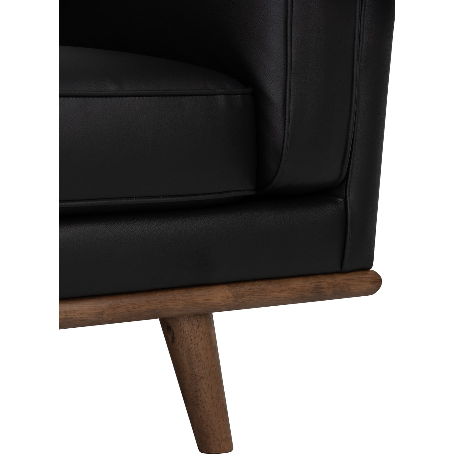 CIVIC 3 Seater Sofa - Black