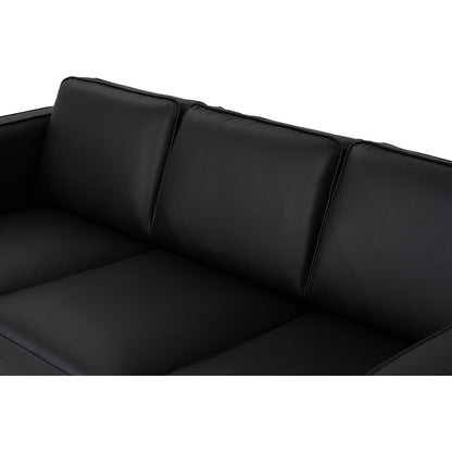 CIVIC 3 Seater Sofa - Black