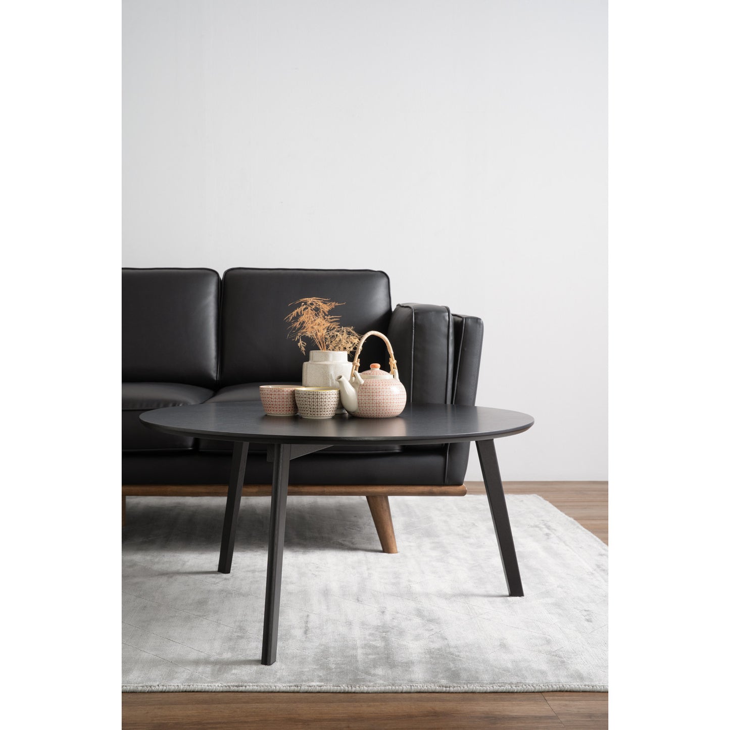 CIVIC 3 Seater Sofa - Black