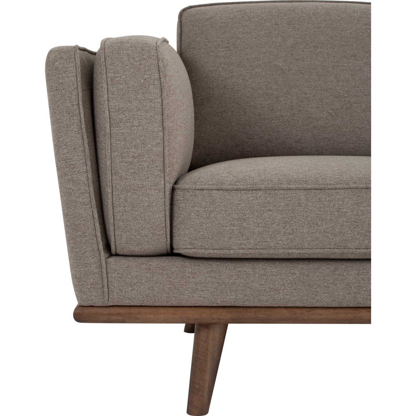 CIVIC 3 Seater Sofa - Brown