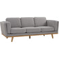 CIVIC 3 Seater Sofa - Light Grey