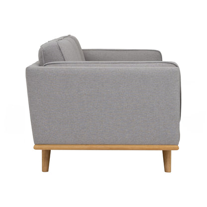 CIVIC 3 Seater Sofa - Light Grey