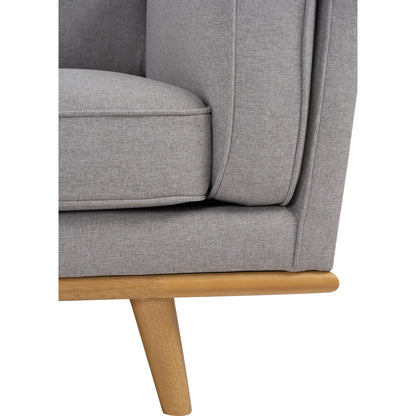 CIVIC 3 Seater Sofa - Light Grey
