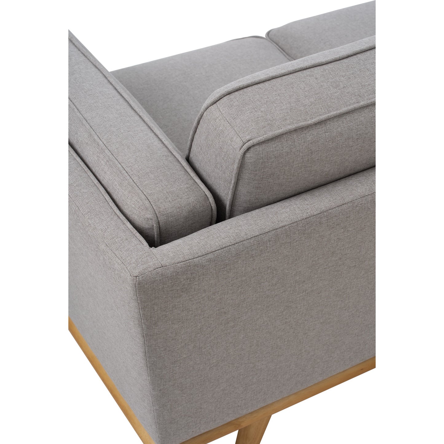 CIVIC 3 Seater Sofa - Light Grey