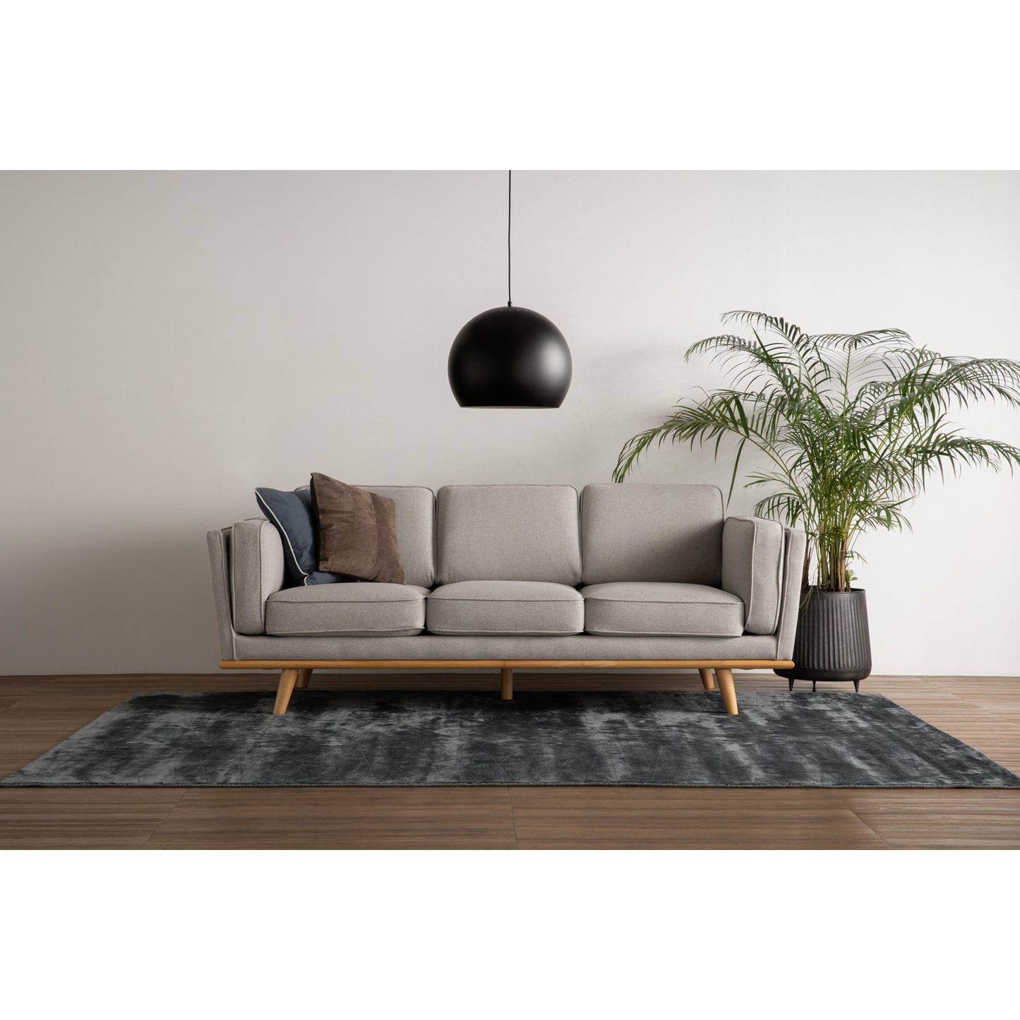 CIVIC 3 Seater Sofa - Light Grey