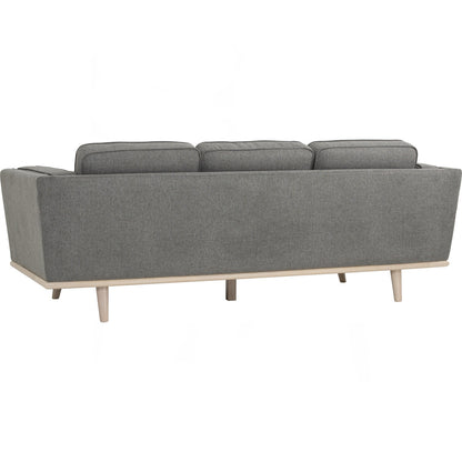 CIVIC 3 Seater Sofa - Chrome Grey