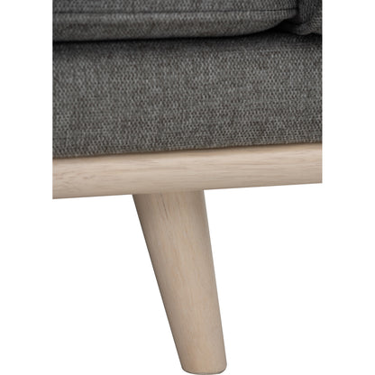 CIVIC 3 Seater Sofa - Chrome Grey