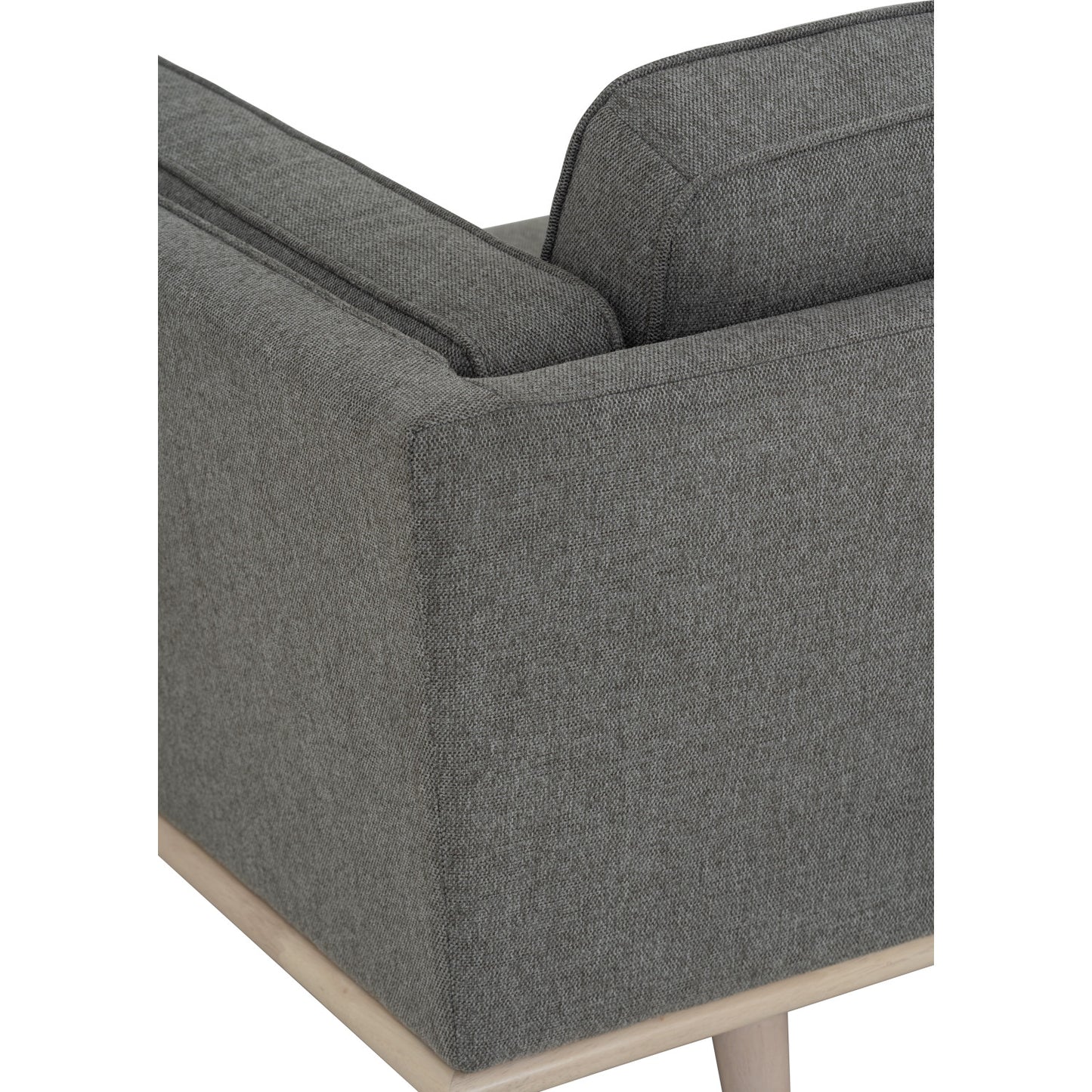 CIVIC 3 Seater Sofa - Chrome Grey