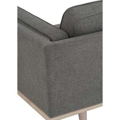 CIVIC 3 Seater Sofa - Chrome Grey