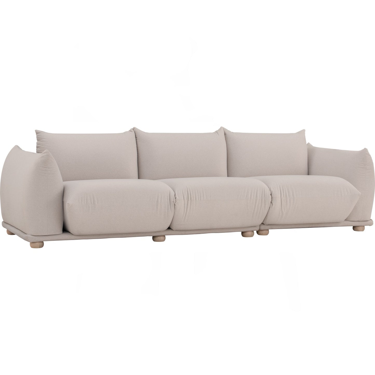 CLIO 3 Seater Sofa - Beige (Pets Friendly Fabric)