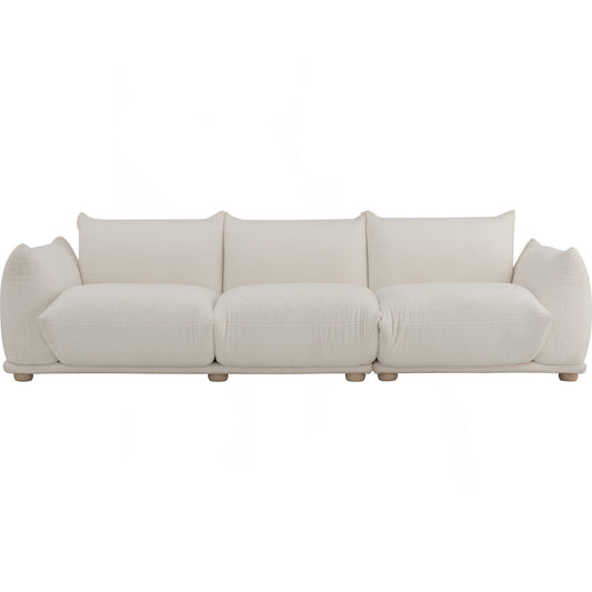 CLIO 3 Seater Sofa - Cream White