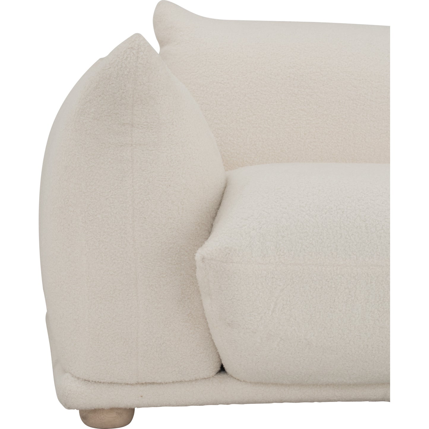 CLIO 3 Seater Sofa - Cream White