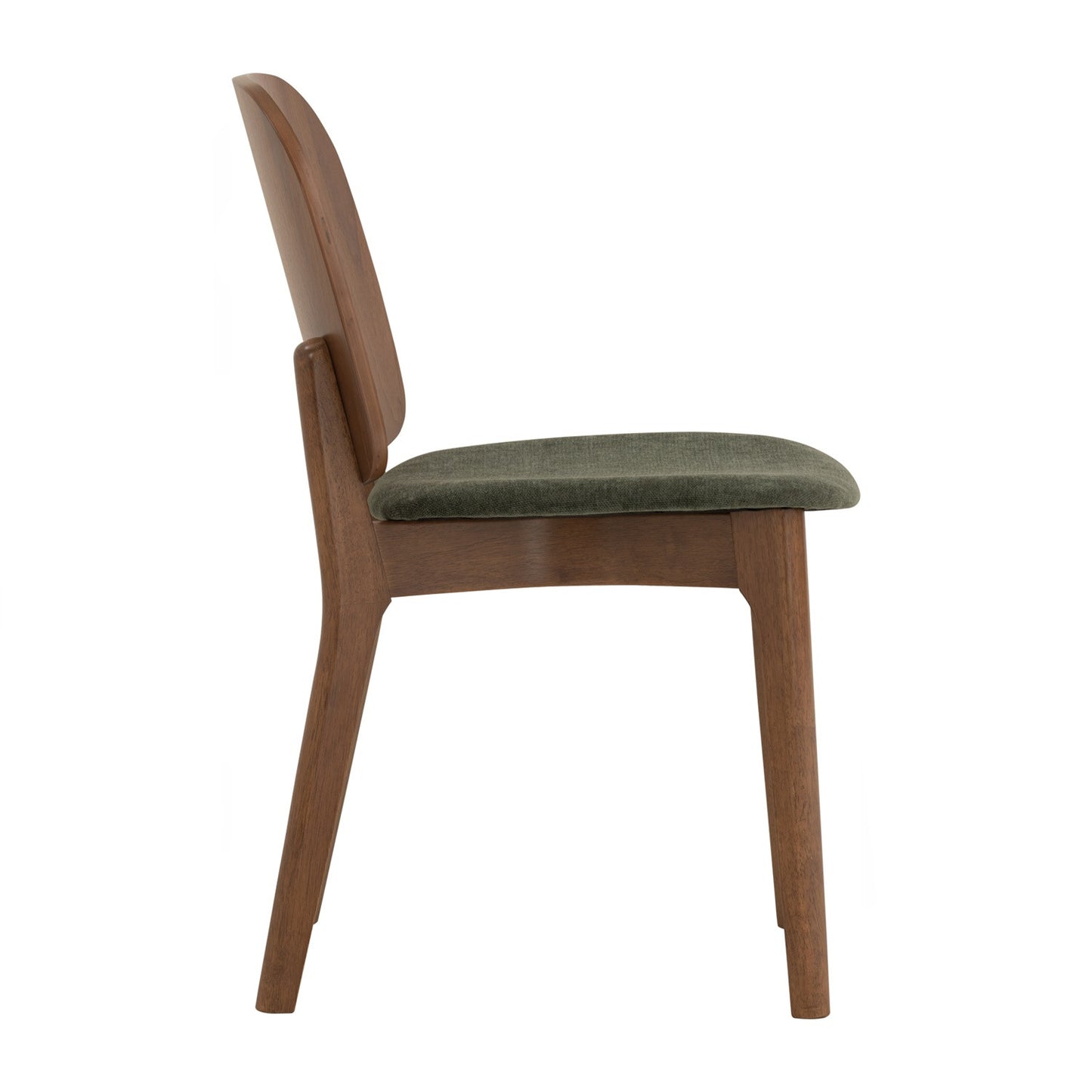 CORA Dining Chair - Cocoa, Deep Green