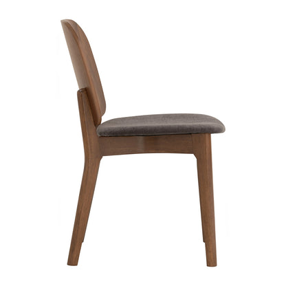 CORA Dining Chair - Cocoa, Deep Grey