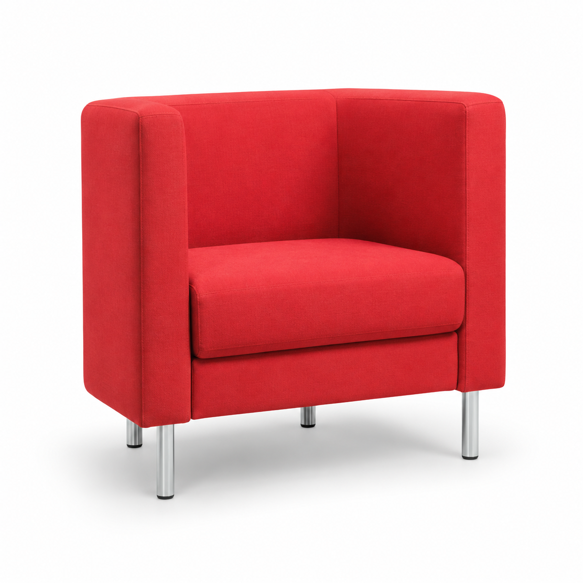 CP-1120-1S 1 Seater Sofa - Red